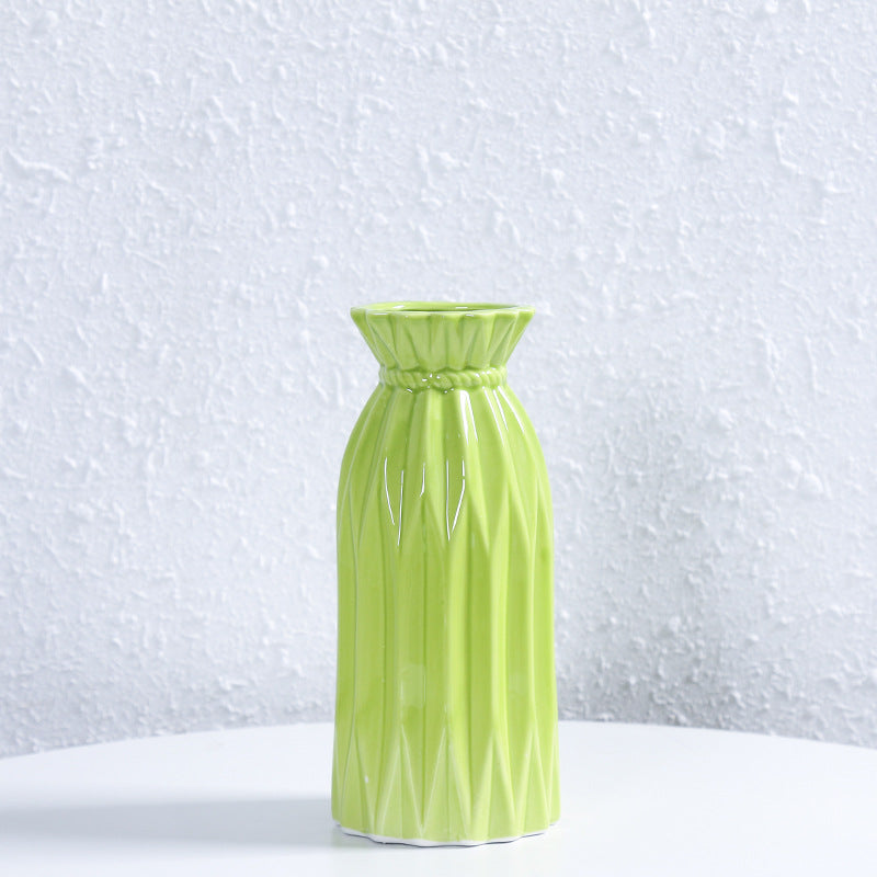 Elegant Textured Ceramic Flower Vase Stornfeild 1790310307