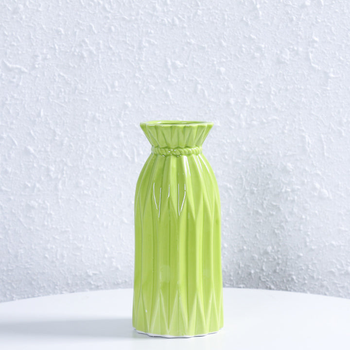 Elegant Textured Ceramic Flower Vase Stornfeild 1790310307