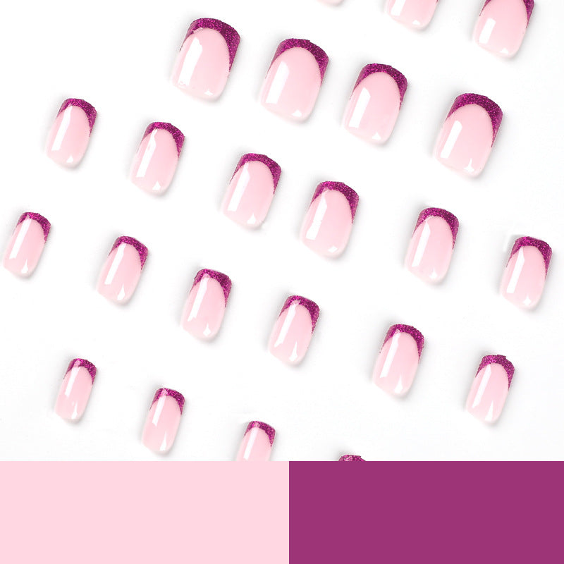 Glamorous nail art with glitter decoration Stornfield