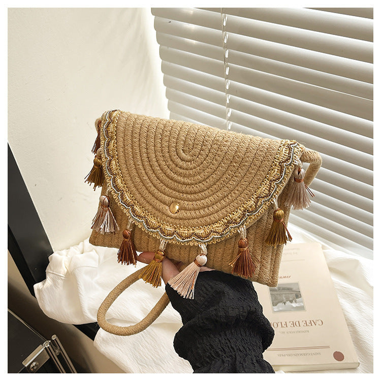 Bohemian Woven Clutch Bag Stornfield