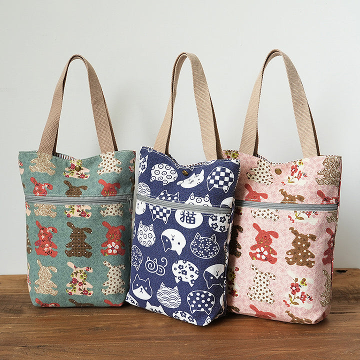 Stylish Cat-Themed Tote Bag Stornfield