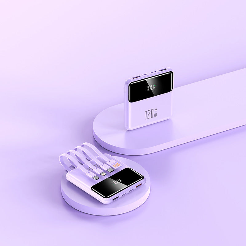 Portable power bank with intelligent charging function and LCD display Stornfield