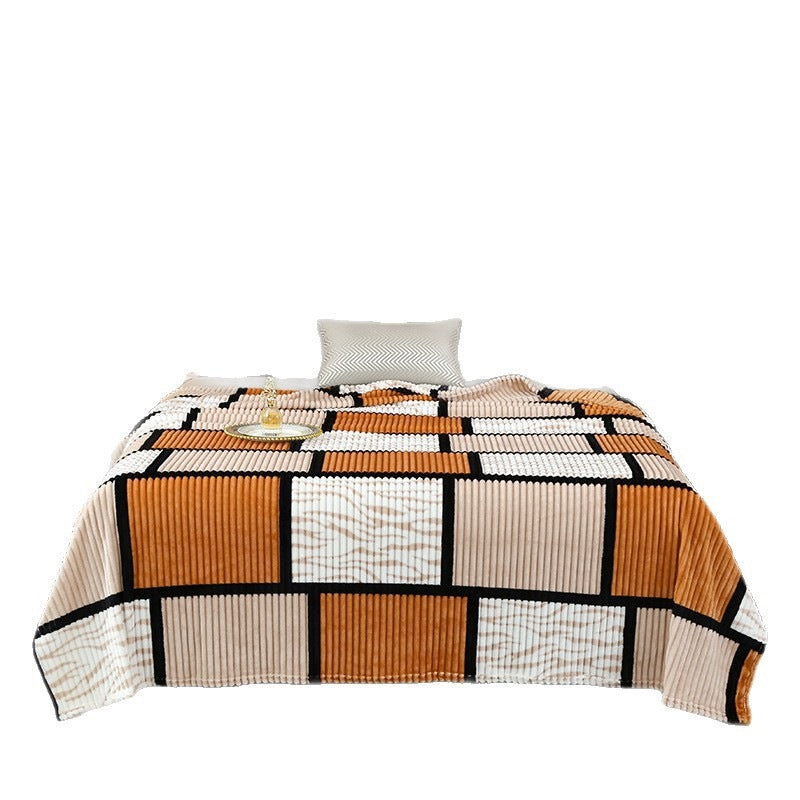 Decorative Fleece Throw Blanket