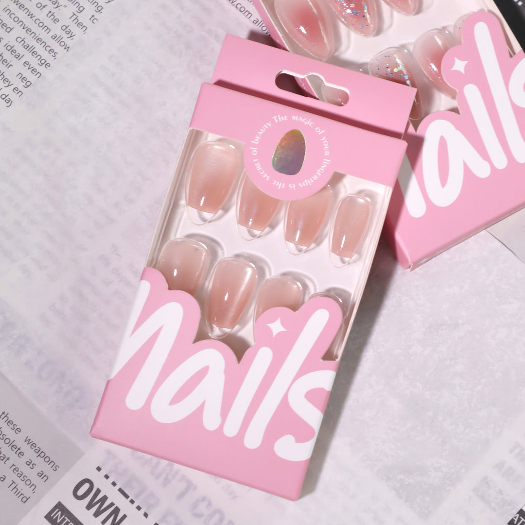 Artful Nail Extensions with Colorful Accents Stornfield