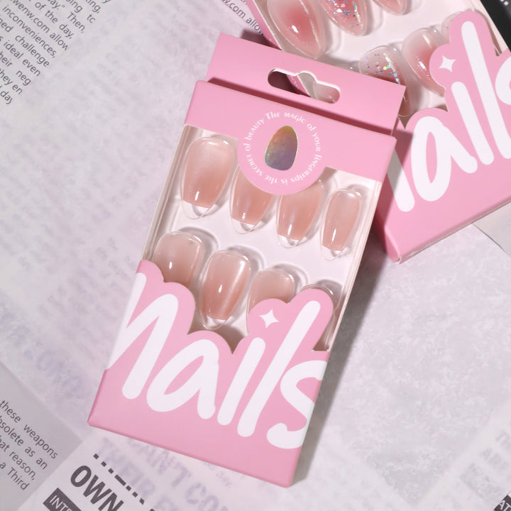 Artful Nail Extensions with Colorful Accents Stornfield