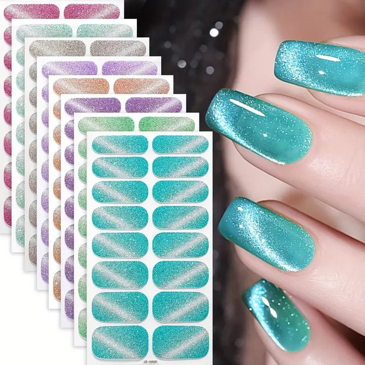 Glittery Nail Art Stickers