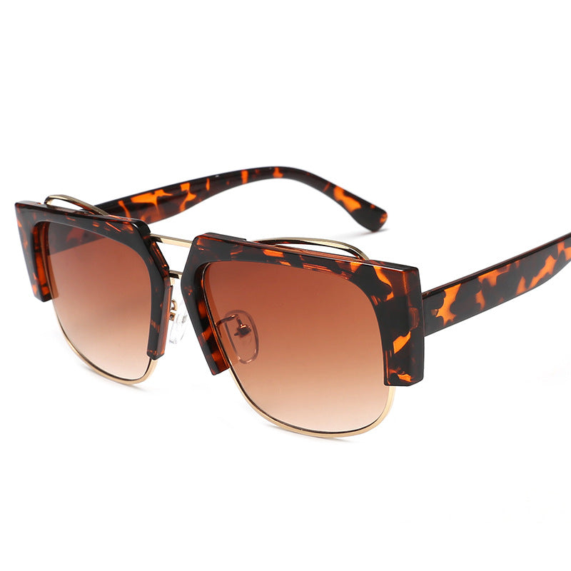 Women Fashion Square Sunglasses with Unique Chain Design Stornfield