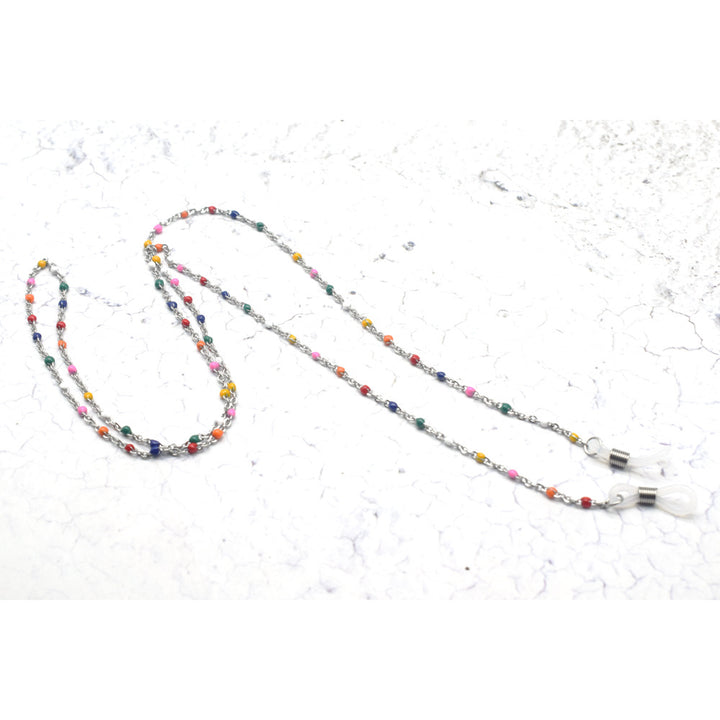 Vibrant Multi-Colored Beaded Eyewear Chain Stornfield