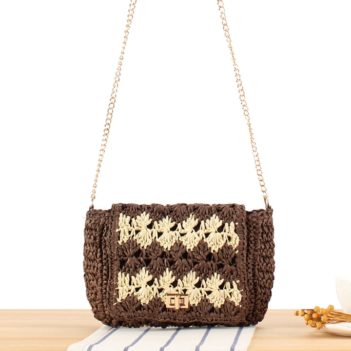 Handbag in Braided Flower Pattern Stornfield