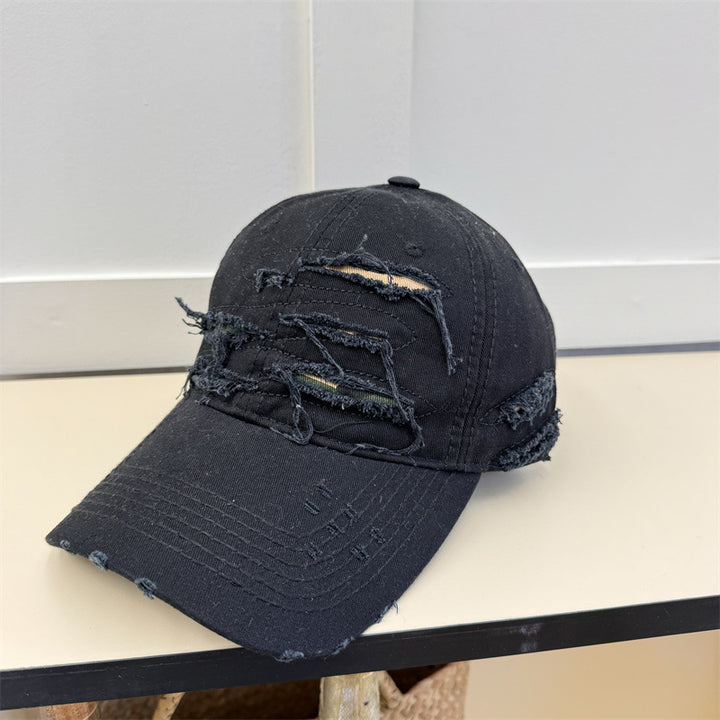 Men's Distressed Denim Baseball Cap Stornfield