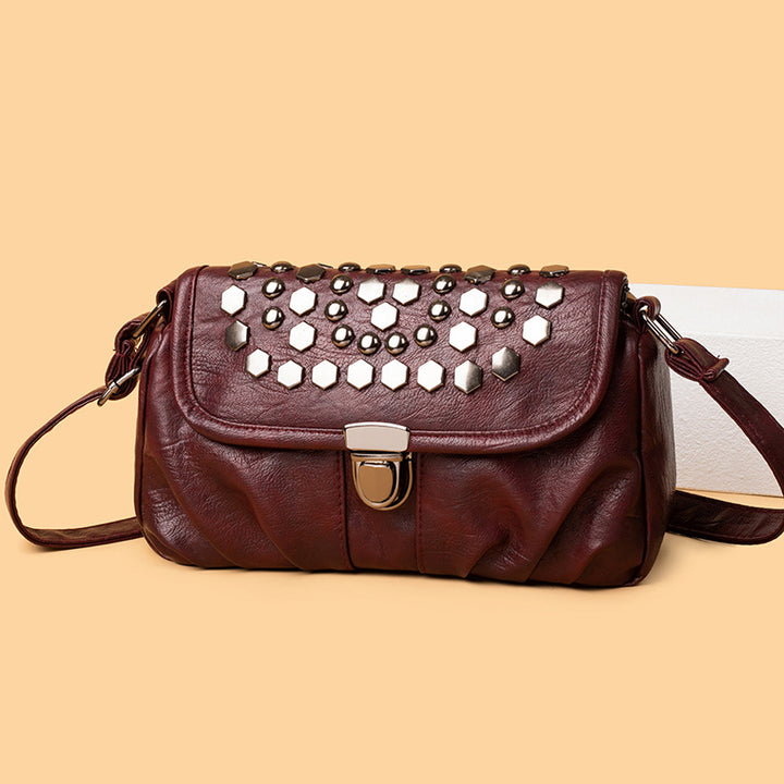 Decorative Studded Crossbody Bag