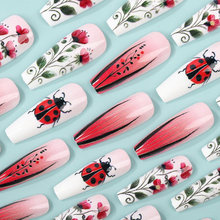 Creative Nail Art Set with Floral Motifs Stornfield