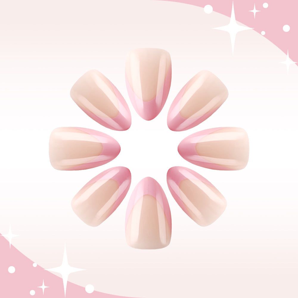 Elegant French Tip Gel Nail Art Stornfield