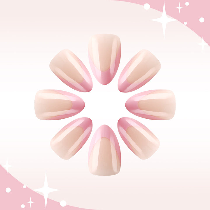 Elegant French Tip Gel Nail Art Stornfield