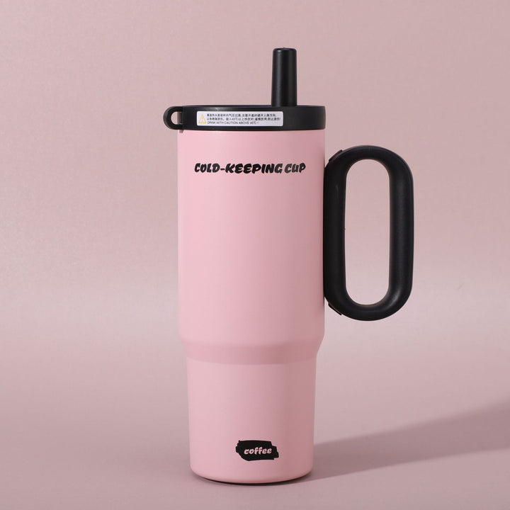 Ladies insulated coffee mug with carrying handle Stornfield