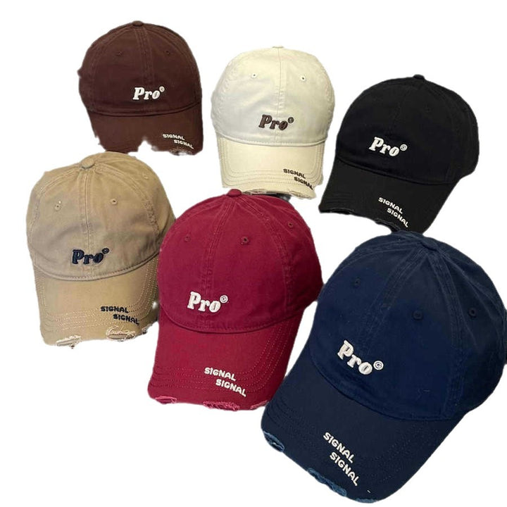 Women's Casual Distressed Embroidered Baseball Cap Stornfield