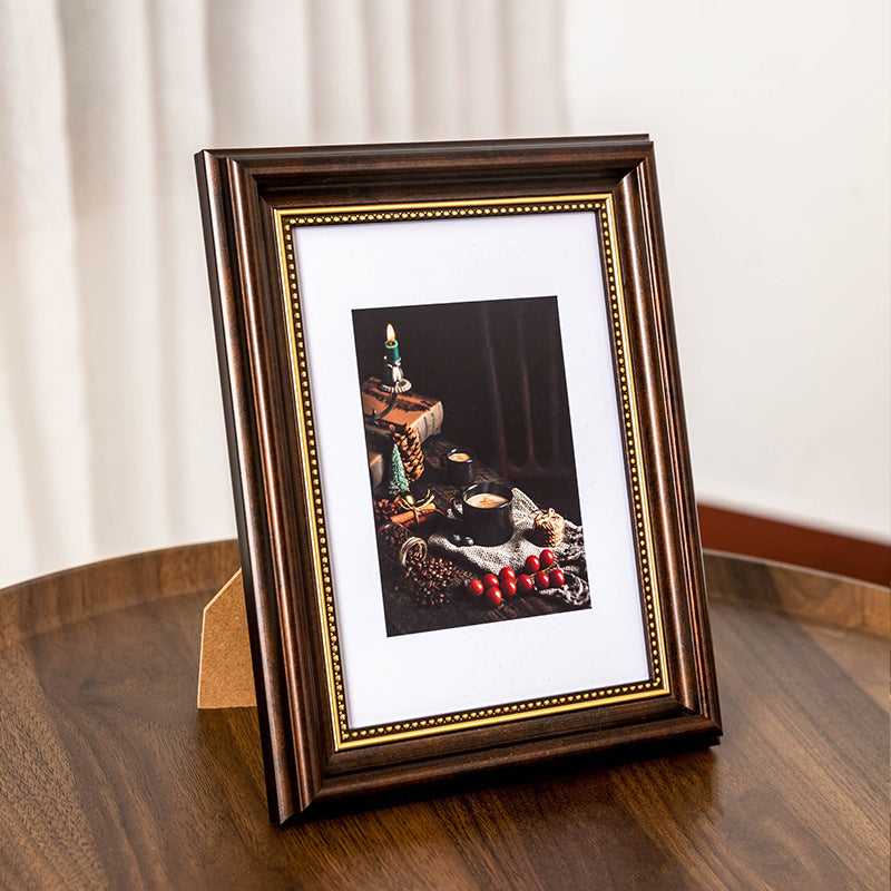 Rustic Wooden Photo Frame for Home Decor