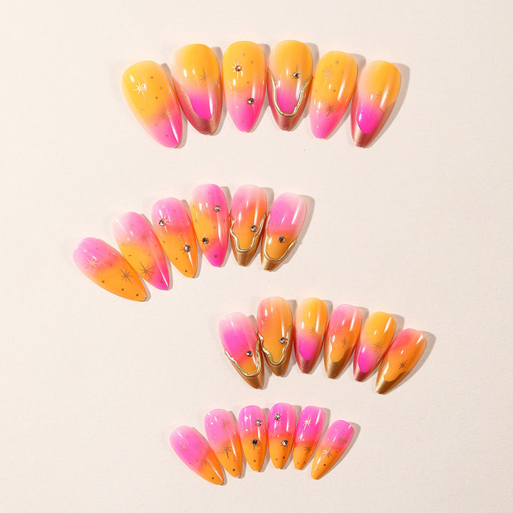 Elegant Ombre Press-On Nail Design Stornfield