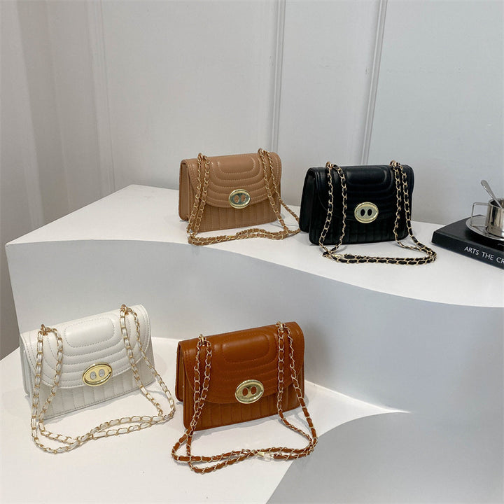 Quilted Chain Link Crossbody Handbag Stornfield