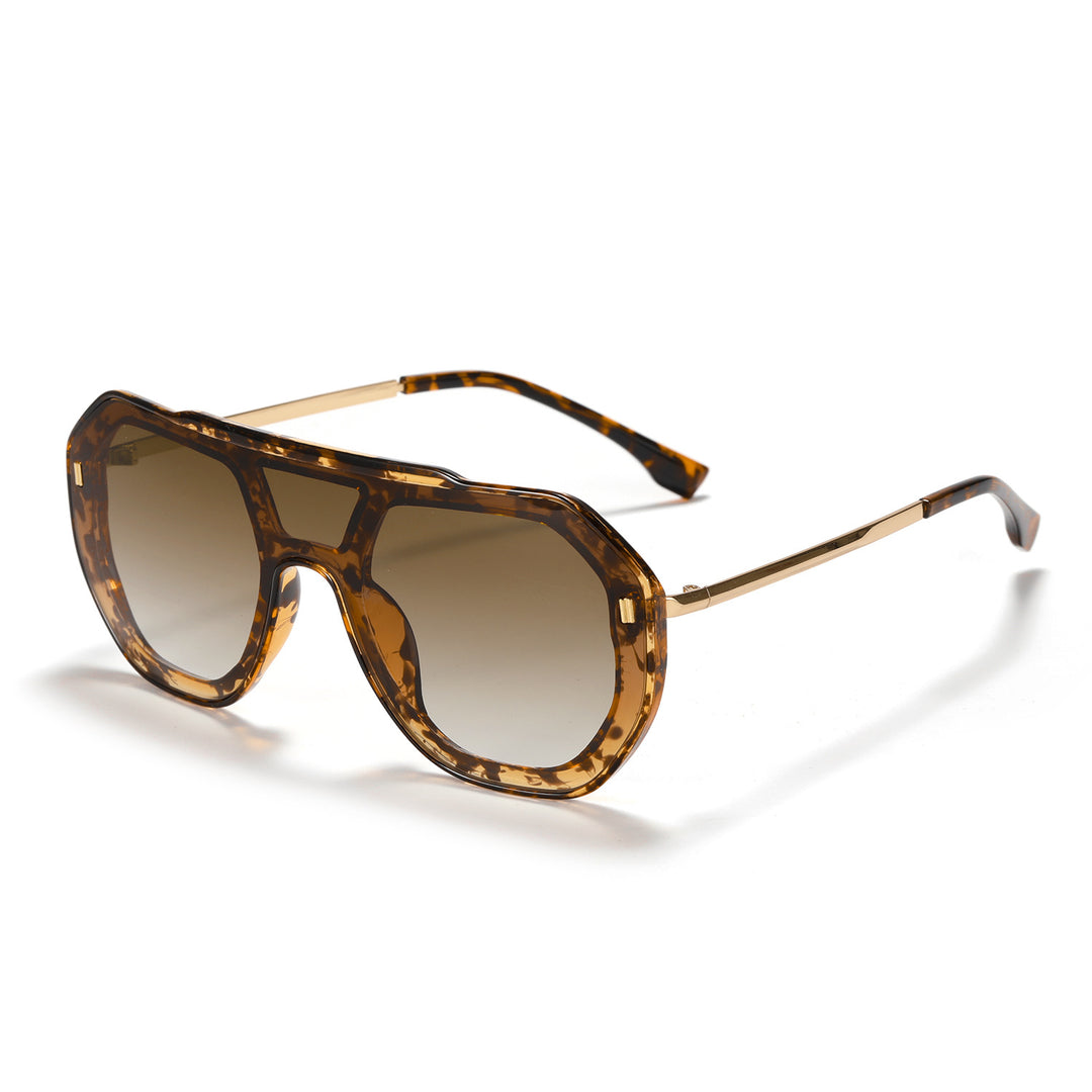 Women oversized geometric sunglasses with elegant frame Stornfield
