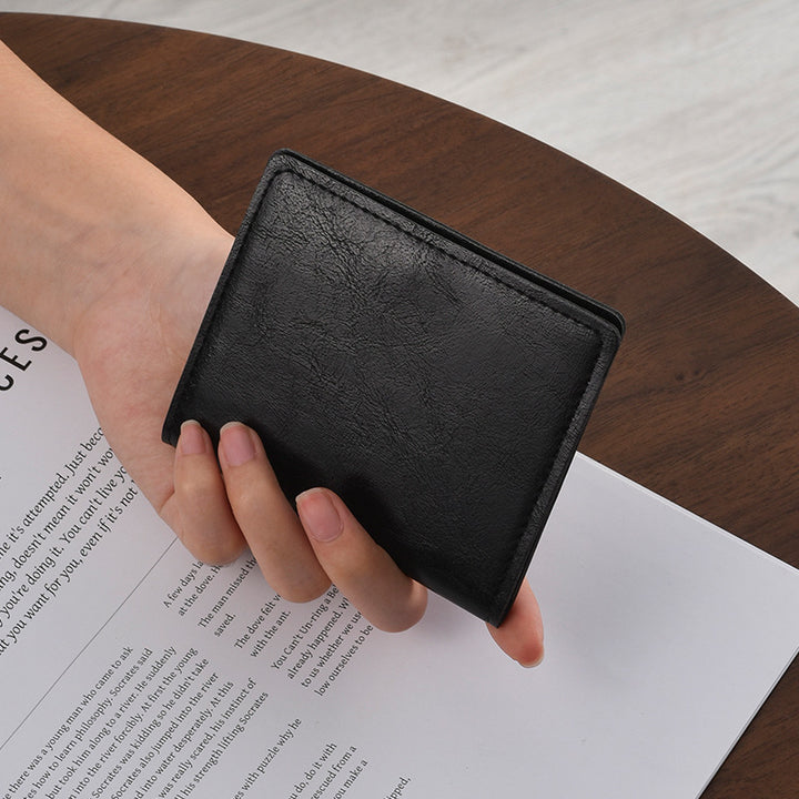 Compact Leather Travel Wallet Stornfield