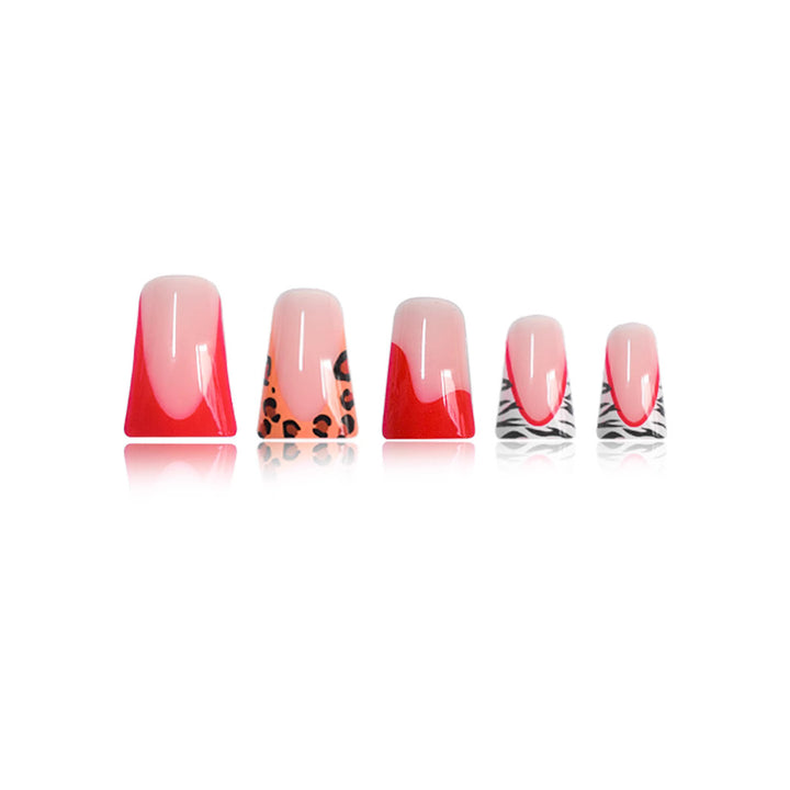 Artistic Press-On Nail Set with Unique Accents Stornfield
