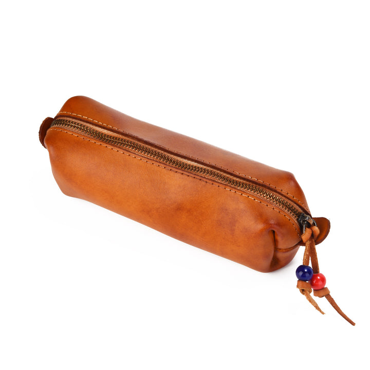 Vintage Leather Pencil Case