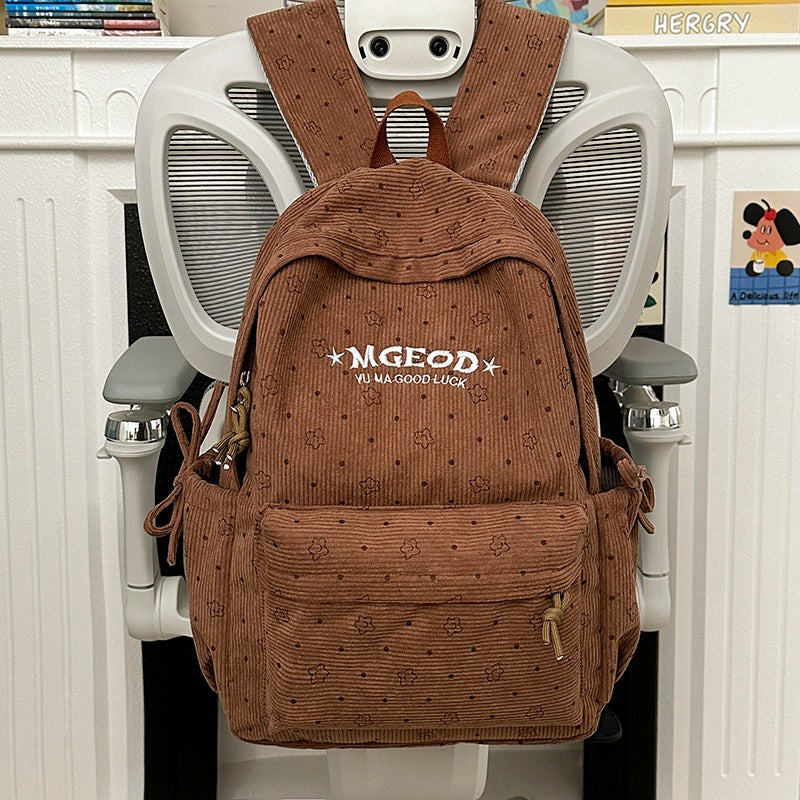 Casual Corduroy Backpack Stornfield