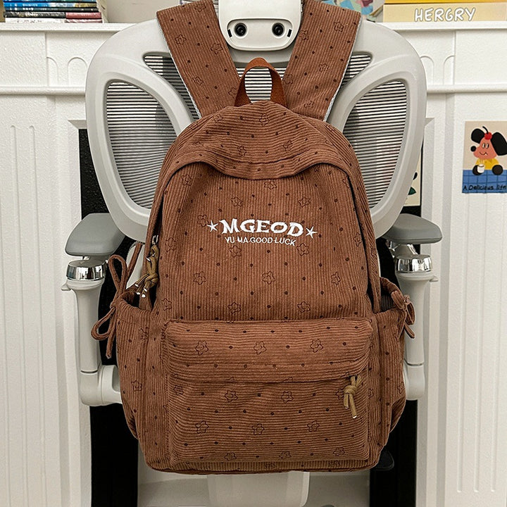 Casual Corduroy Backpack Stornfield