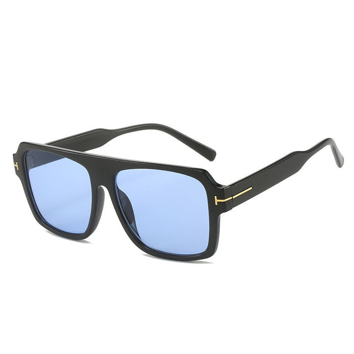 Women's square sunglasses with stylish, transparent frame Stornfield