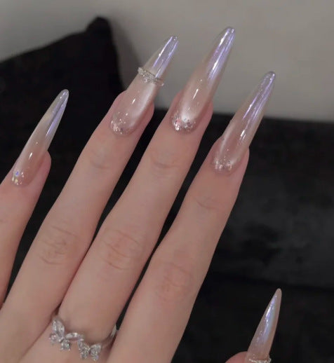 Artistic Heart Pattern Nail Art Extensions Stornfield