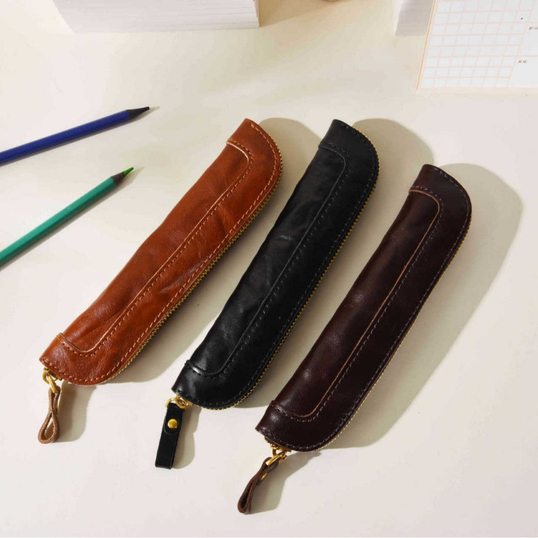 Genuine Leather Pencil Case