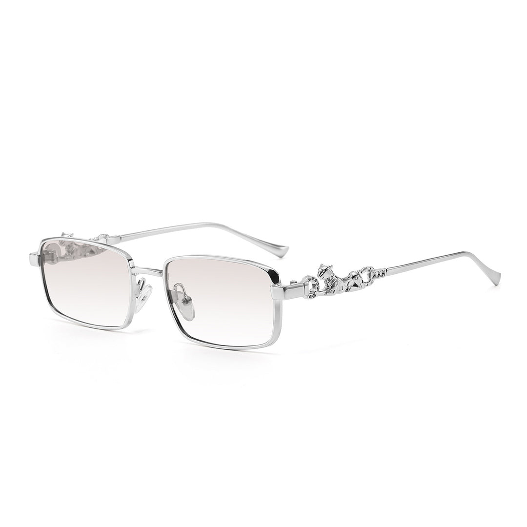 Fashion-Forward Oversized Square Sunglasses with Decorative Metallic Accents Stornfield
