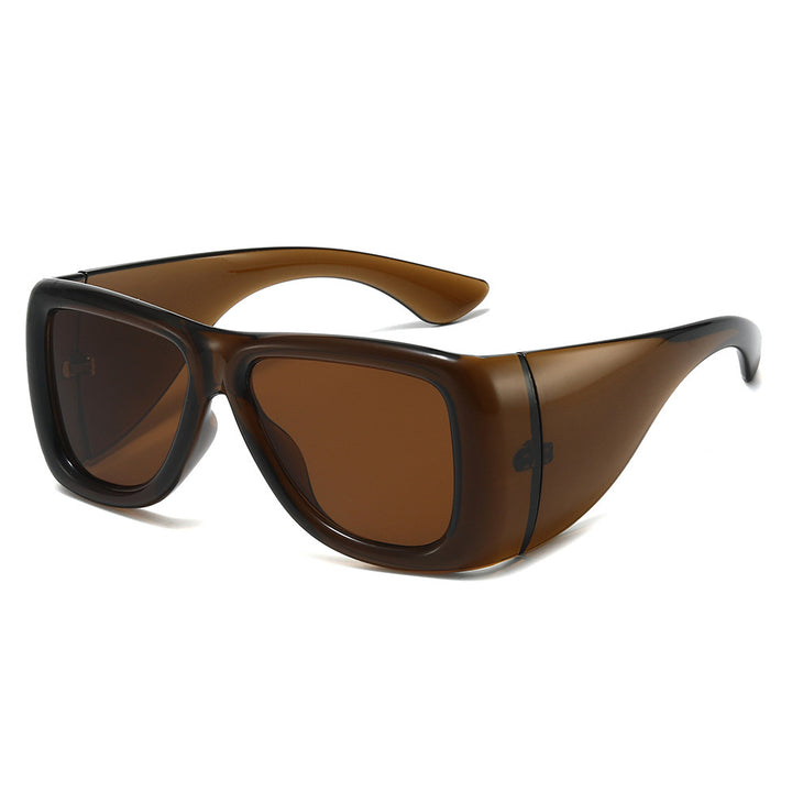Oversized Fashion-Driven Shield Sunglasses Stornfield
