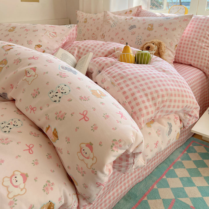 Cartoon-Themed Cozy Comforter Set