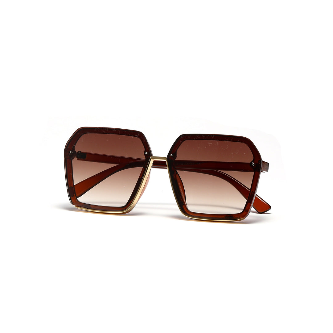 Women's creative oversized sunglasses with unique geometry Stornfield