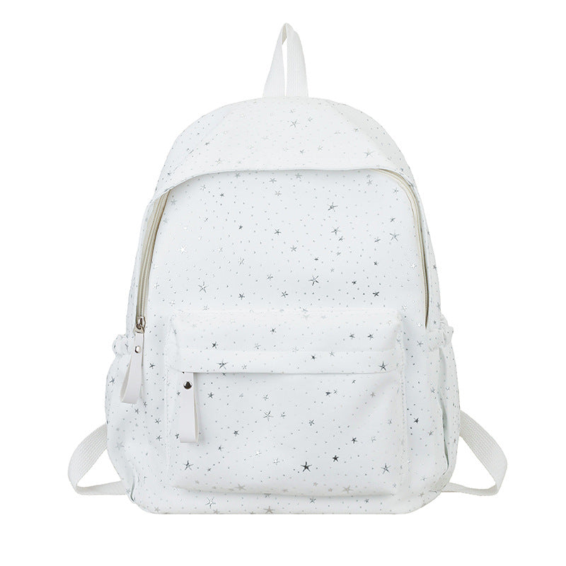 Girls' Star Patterned School Backpack Stornfield