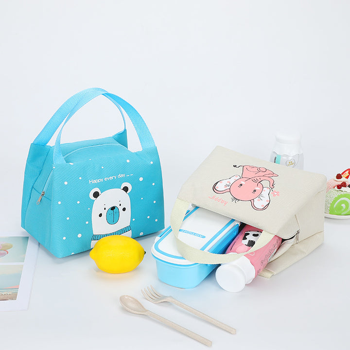 Cute Bear Print Insulated Lunch Bag Stornfield