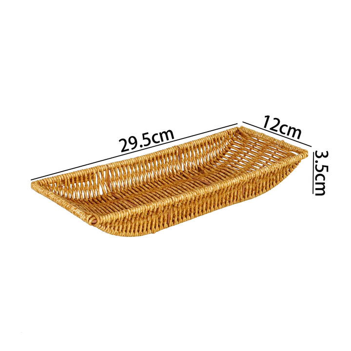 Natural Woven Rectangular Serving Tray Stornfield