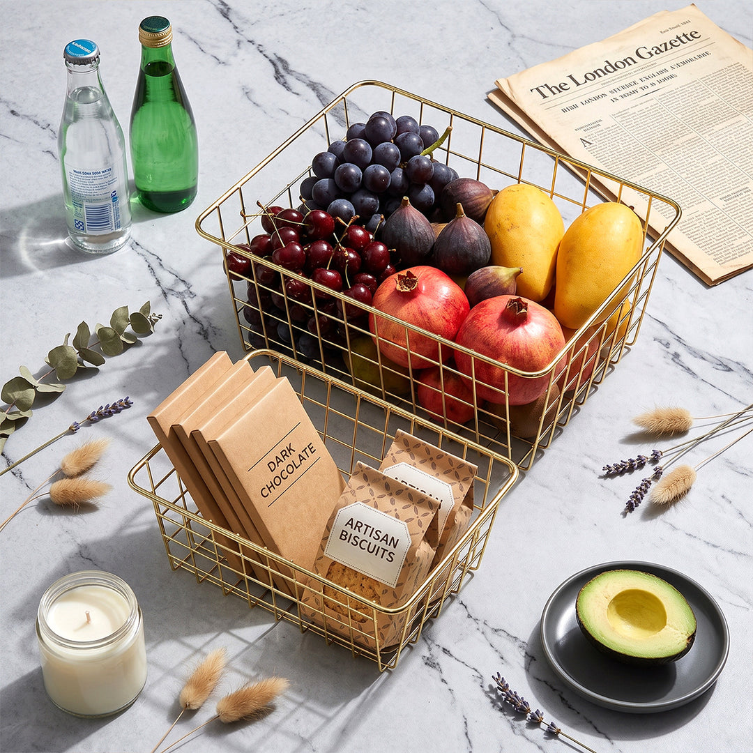 Organizer basket made of sturdy wire Stornfield