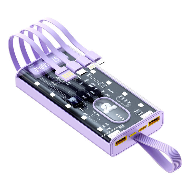 Portable power bank with integrated multi-charging port and intelligent charging display Stornfield