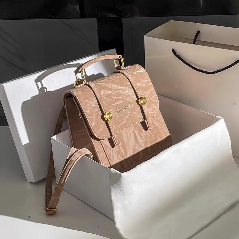 Vintage-Inspired Structured Mini Backpack Stornfield