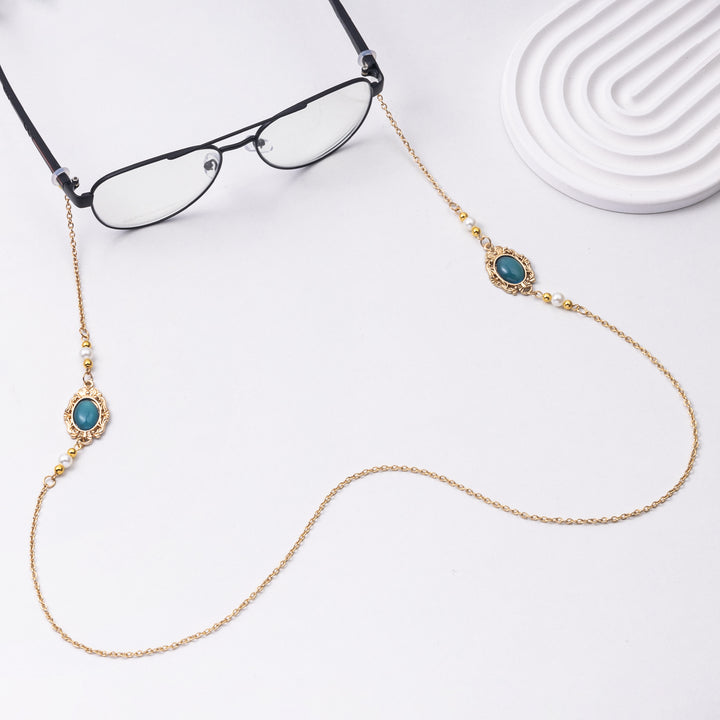 Ornate Eyewear Chain with Gemstone Accents Stornfield