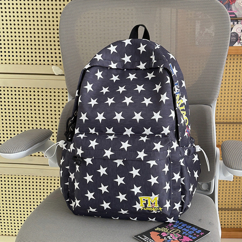 Fun Star-Patterned Casual Backpack Stornfield