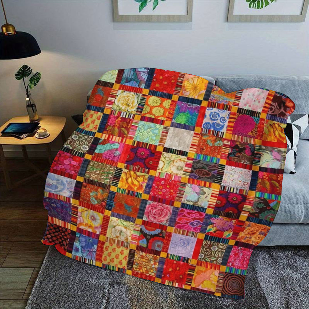 Patchwork Throw Blanket