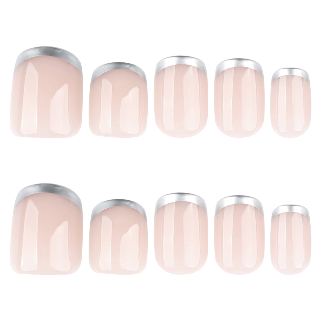 Elegant French-Tip Nail Art Stornfield
