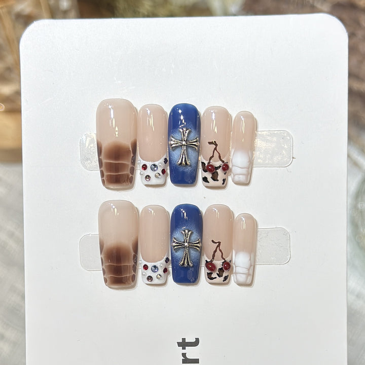 Reusable Press-On Nail Set Stornfield