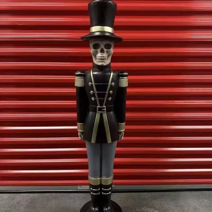Decorative skeleton figure in military look Stornfield