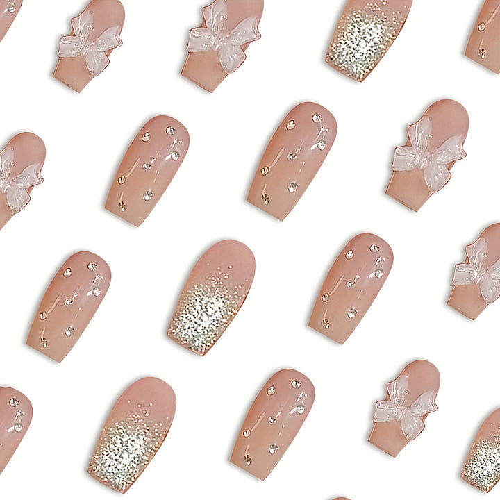 Chic Decorative 3D Press-On Nail Set Stornfield
