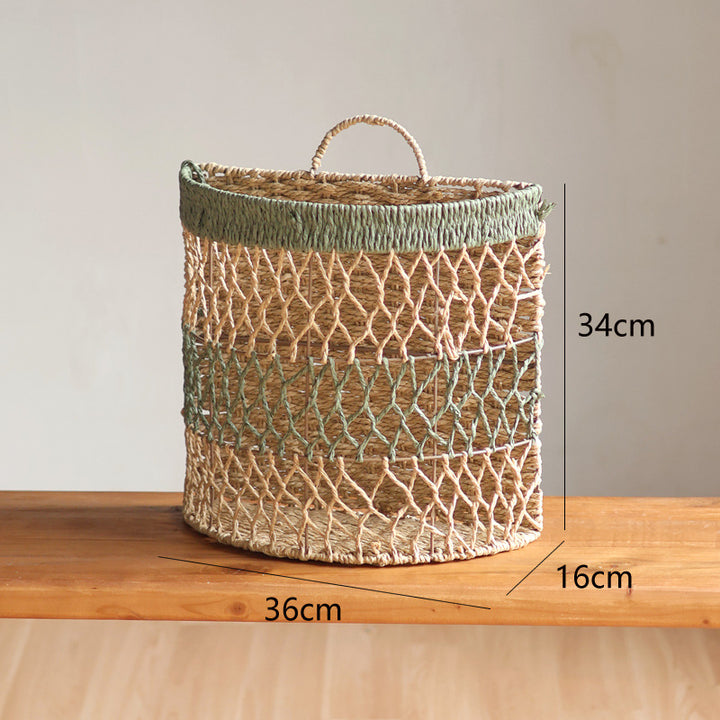 Storage basket with handwoven design Stornfield